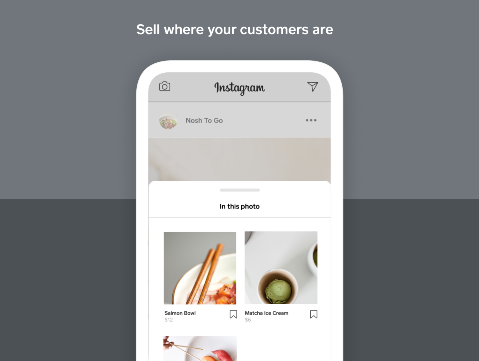 screenshot of Square Online